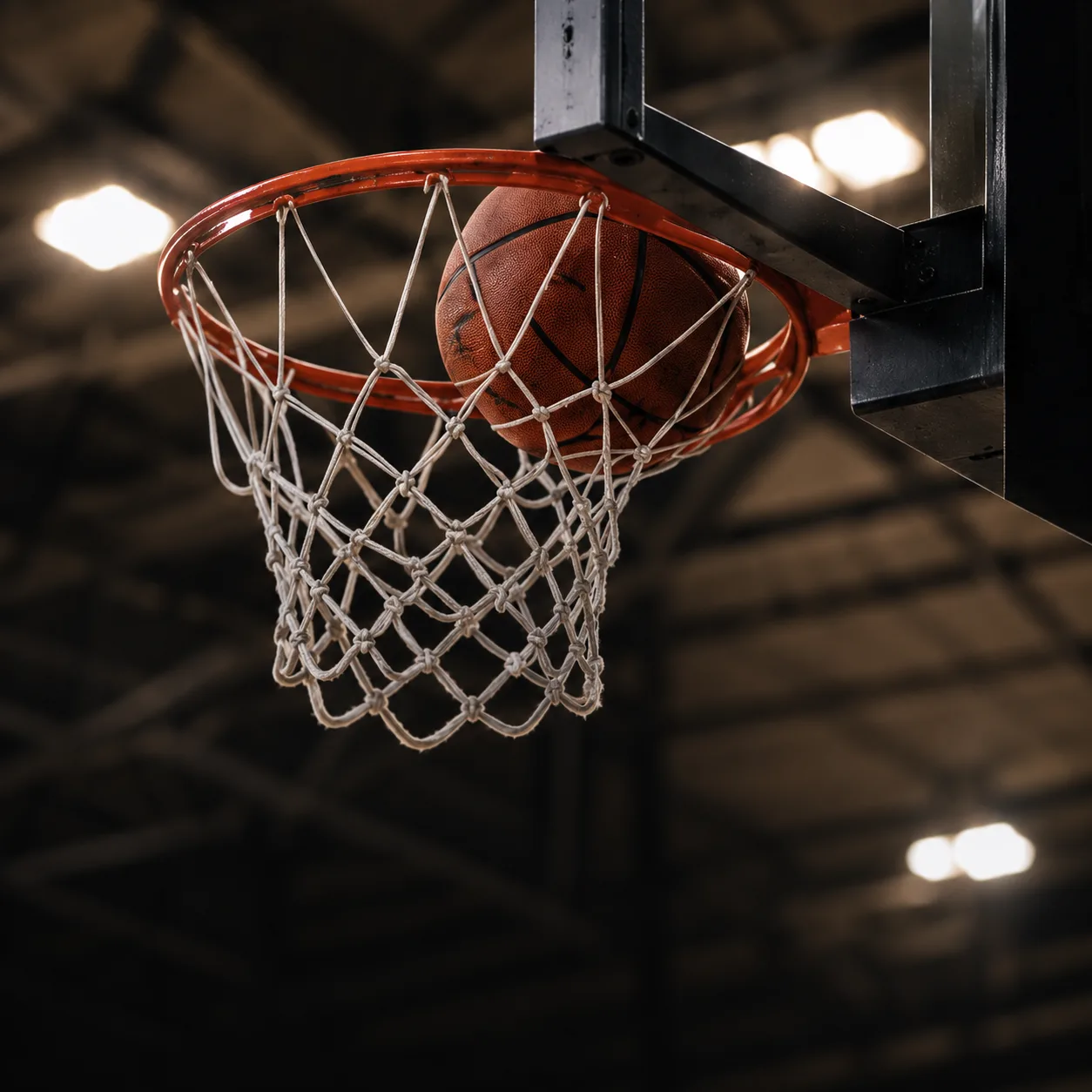 Un panier de basketball